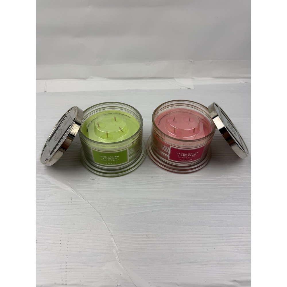Set of 2 HomeWorx Candles In Box. Amazing Scent! Brand New & Ready to Ship